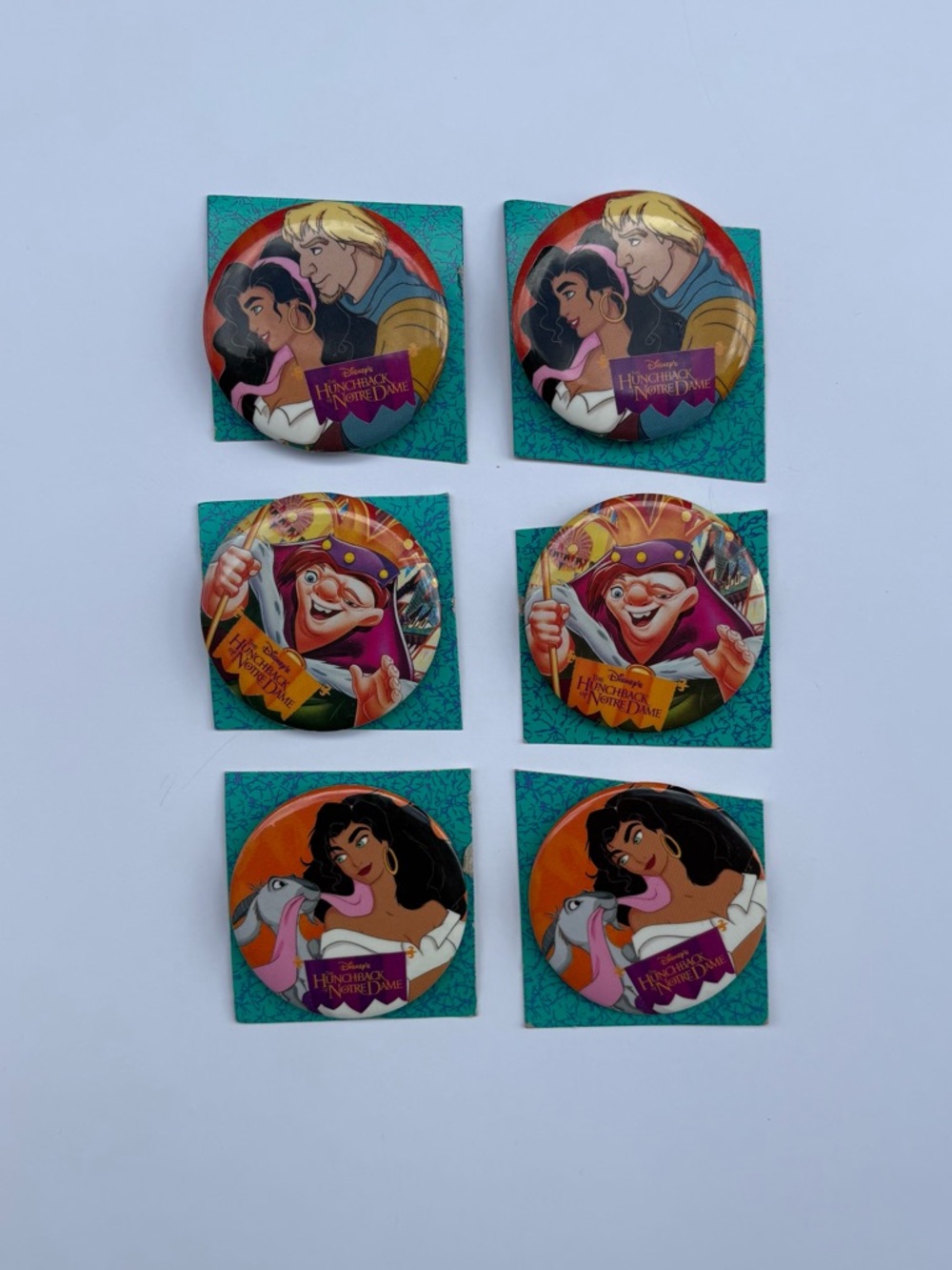 Vintage Hunchback of Notre Dame Pins